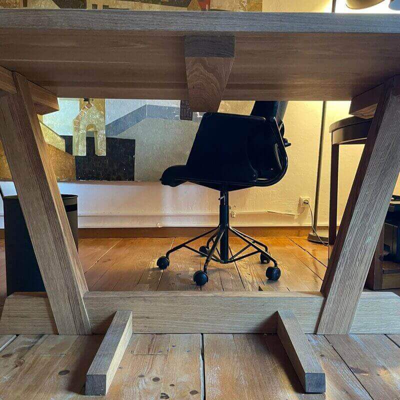 Mesa de madera a medida