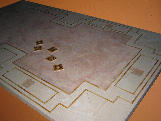 Mueble a medida en proceso de elaboración